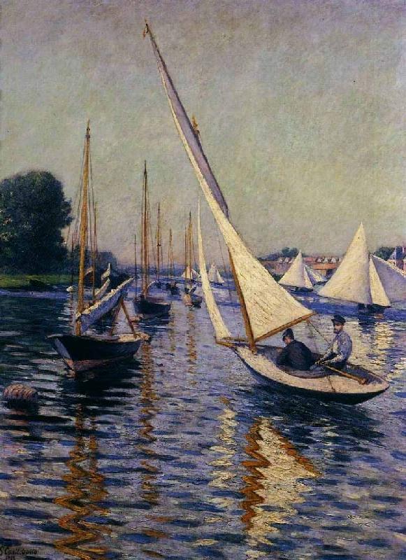 Gustave Caillebotte Regatta at Argenteuil